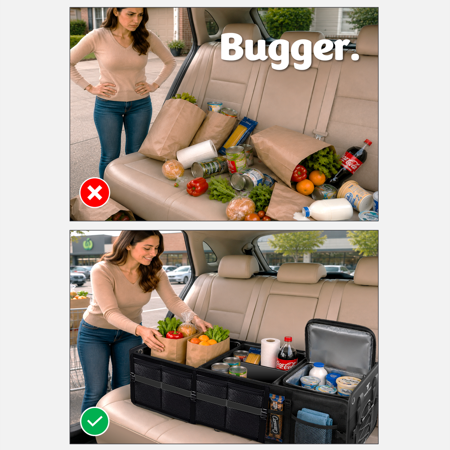 TIDYTRUNK Car Organiser & Insulated Cooler Bag