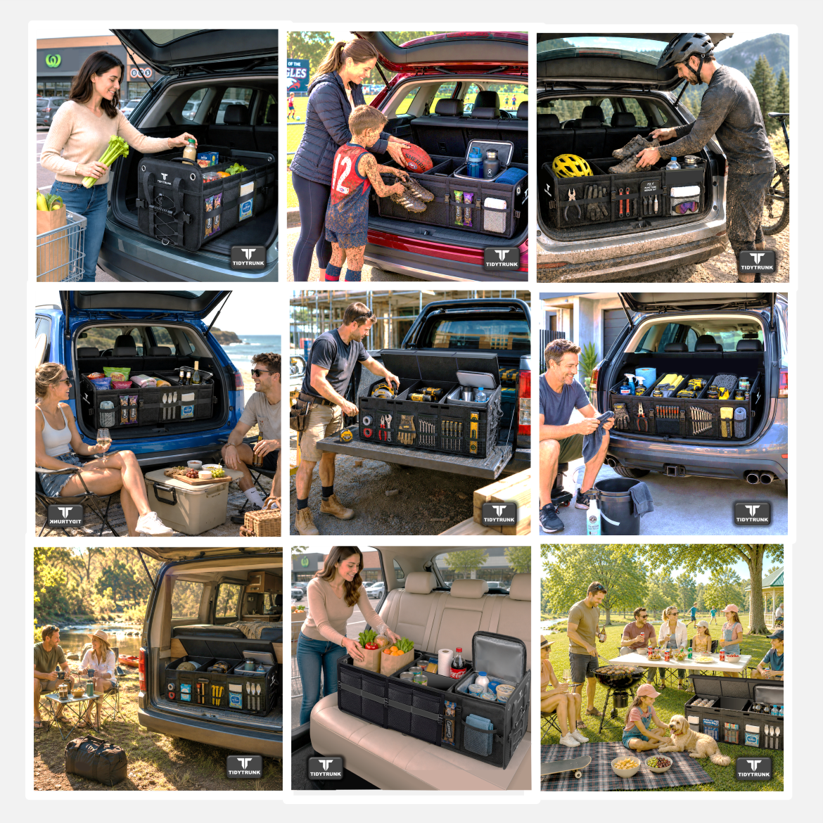 TIDYTRUNK Car Organiser & Insulated Cooler Bag